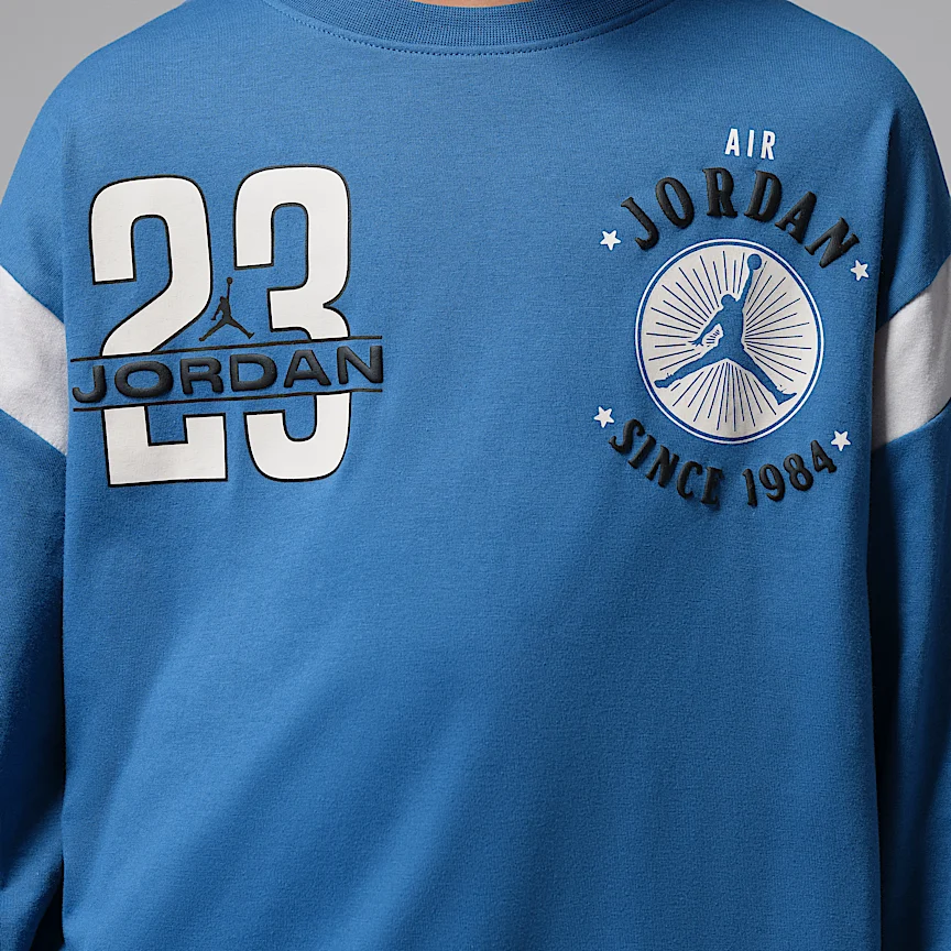 NIKE ジョーダン — ジュニア インターステート 23 ハイ クルー ロングスリーブ トップ - Image 4