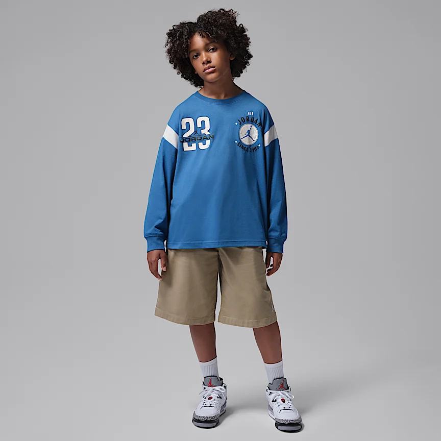 NIKE ジョーダン — ジュニア インターステート 23 ハイ クルー ロングスリーブ トップ - Image 6