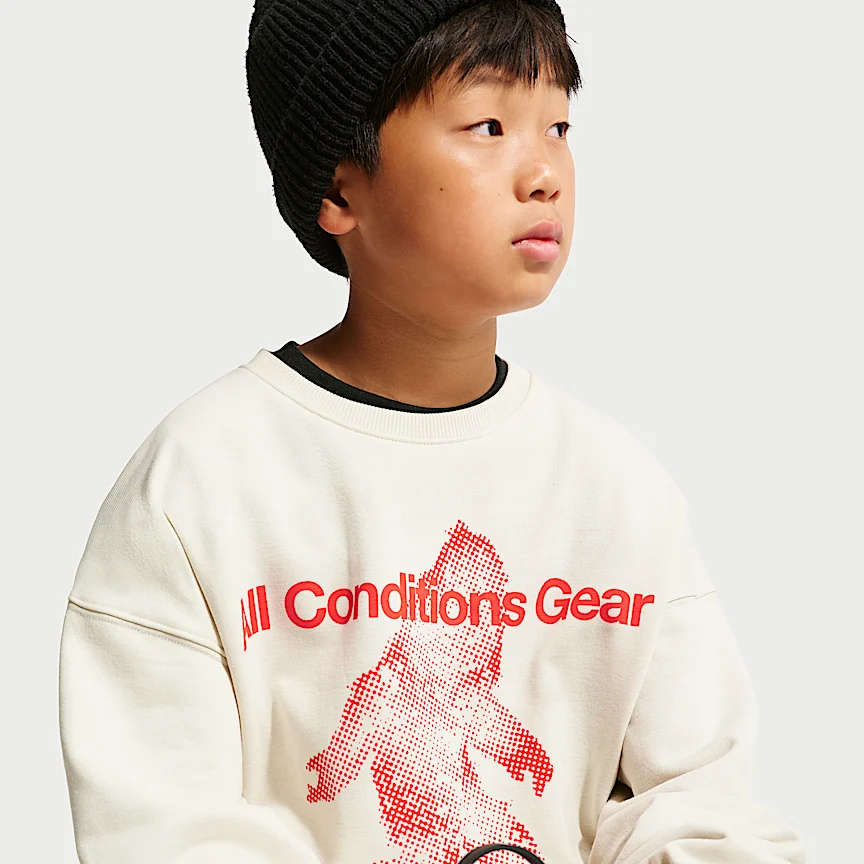 NIKE ACG — ジュニア イエティ クルーネック フリース トップス - Image 3