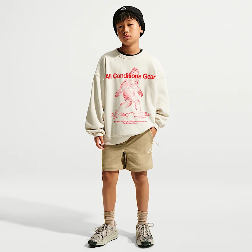 NIKE ACG — ジュニア イエティ クルーネック フリース トップス - Image 4