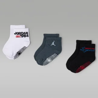 NIKE ジョーダン — ベビー アメリカーナ グリッパー ソックス (3足)