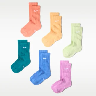 NIKE エブリデイ — キッズ クッションド クルー ソックス (6足)