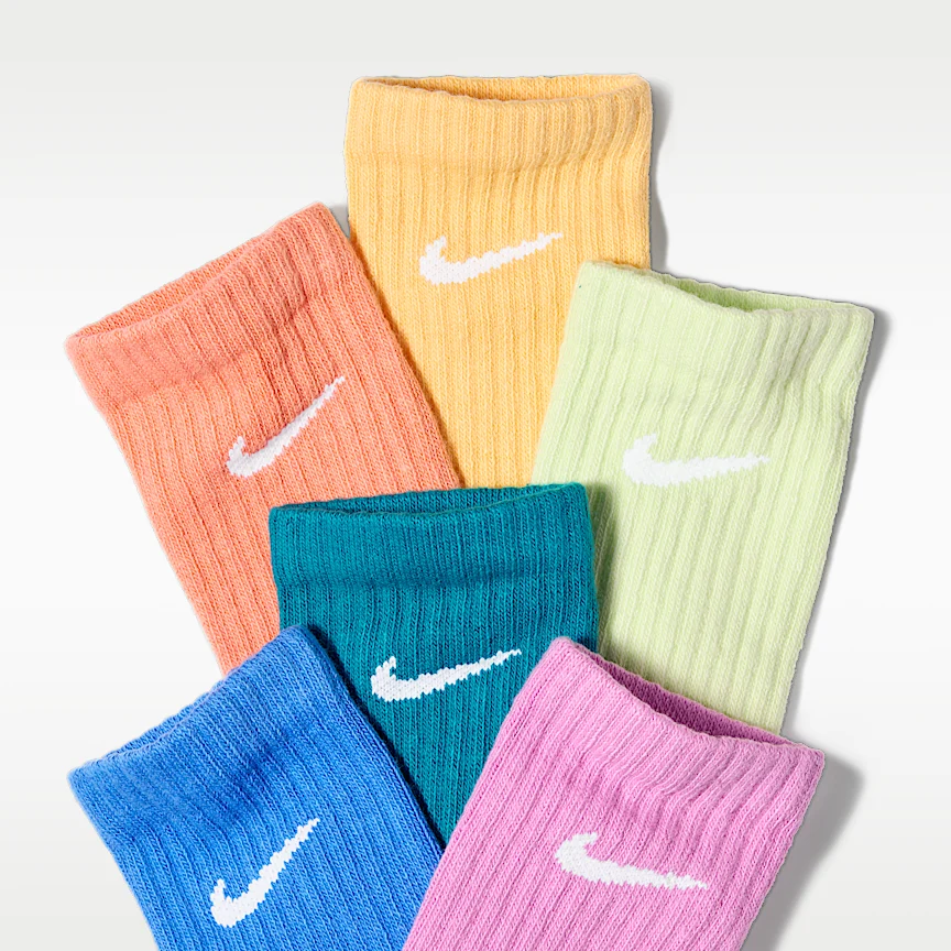 NIKE エブリデイ — キッズ クッションド クルー ソックス (6足) - Image 2