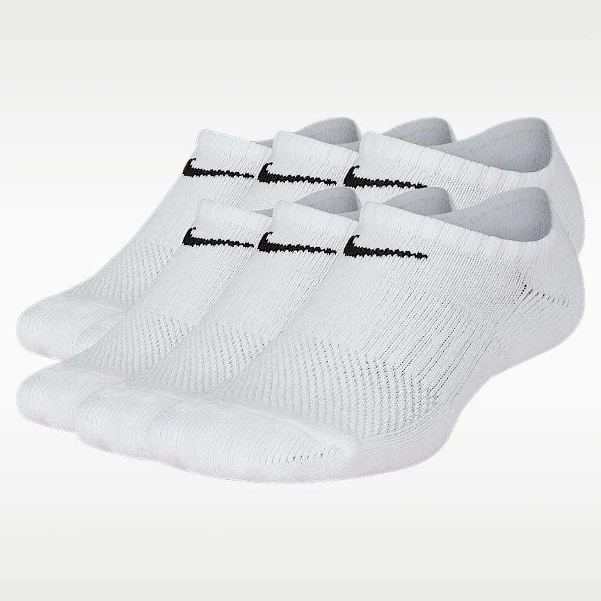 NIKE Everyday — Kids' Cushioned No-Show Socks (6 Pairs)