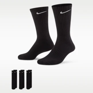 NIKE エブリデイ クッションド — トレーニング クルー ソックス (3足)