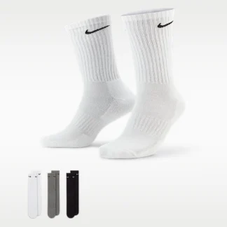 NIKE エブリデイ クッションド — トレーニング クルー ソックス (3足)