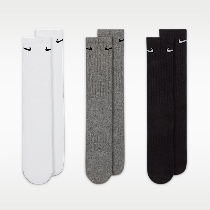 NIKE エブリデイ クッションド — トレーニング クルー ソックス (3足) - Image 2