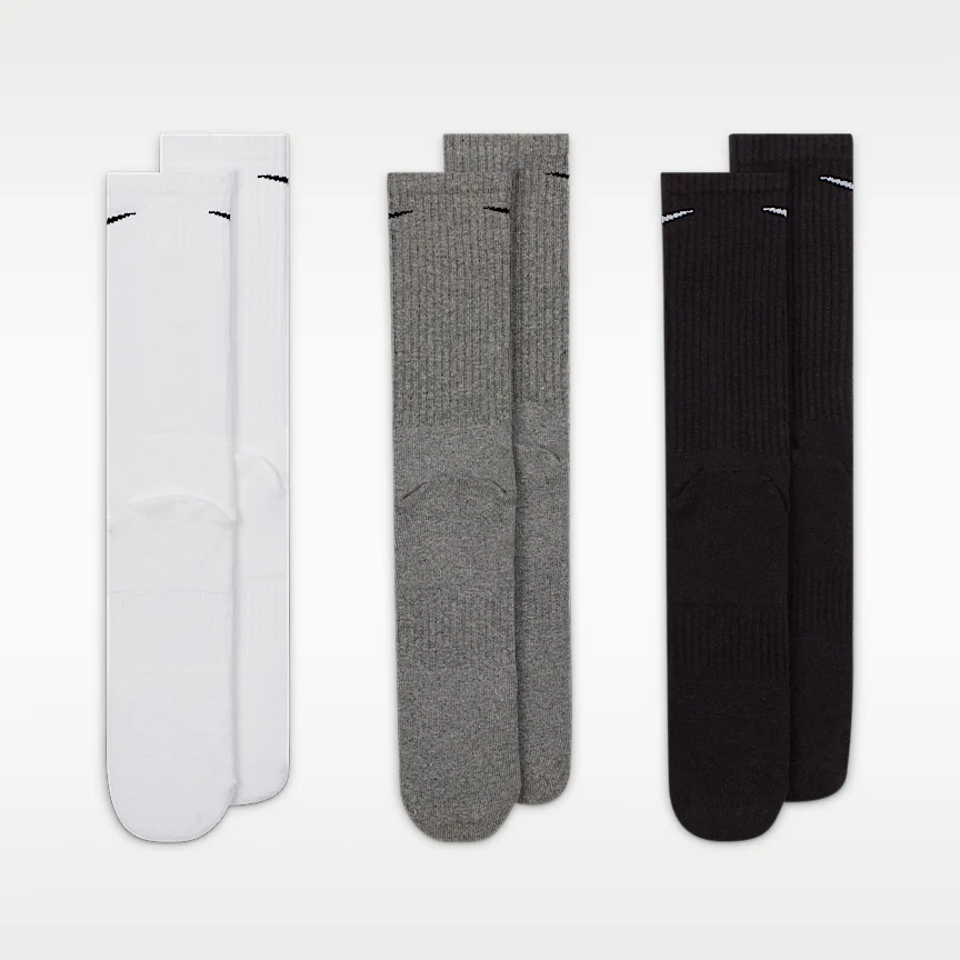 NIKE エブリデイ クッションド — トレーニング クルー ソックス (3足) - Image 3