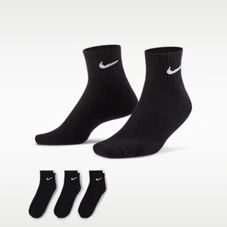 NIKE エブリデイ クッションド — トレーニング アンクル ソックス (3足)