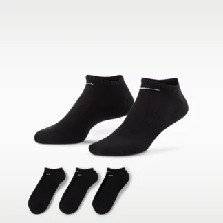 NIKE エブリデイ クッションド — トレーニング ノーショウ ソックス (3足)