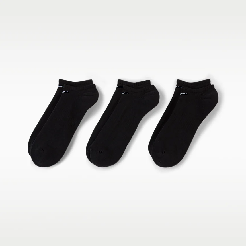 NIKE エブリデイ クッションド — トレーニング ノーショウ ソックス (3足) - Image 2