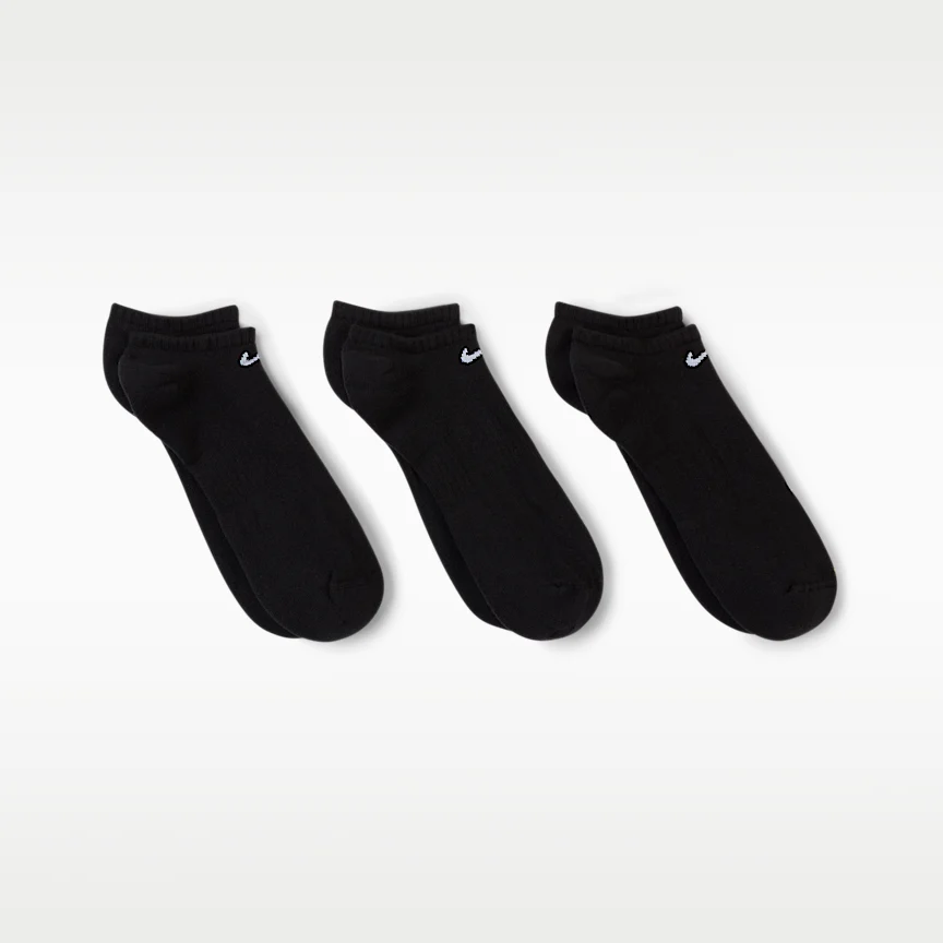 NIKE エブリデイ クッションド — トレーニング ノーショウ ソックス (3足) - Image 3