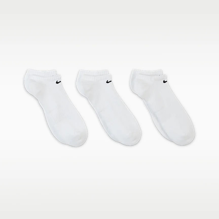 NIKE エブリデイ クッションド — トレーニング ノーショウ ソックス (3足) - Image 3