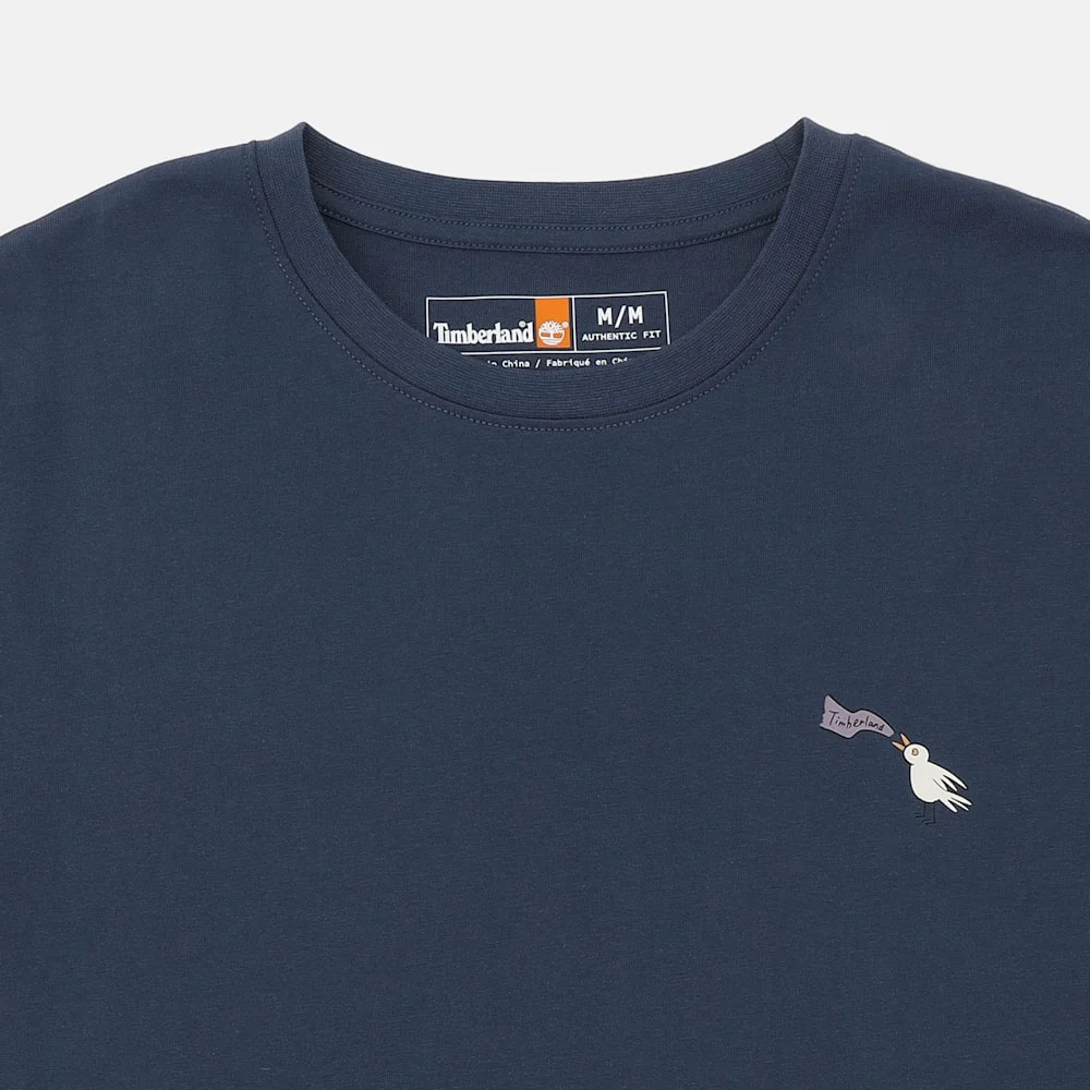 Timberland Баавгай ба загасны зурагтай unisex футболка - Image 3