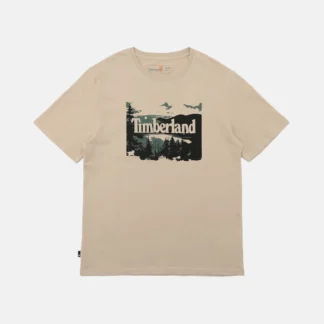 Timberland Байгалийн зурагтай богино ханцуйтай эрэгтэй футболк
