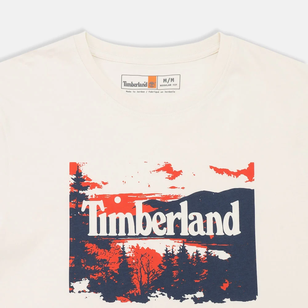 Timberland Байгалийн зурагтай богино ханцуйтай эрэгтэй футболк - Image 3