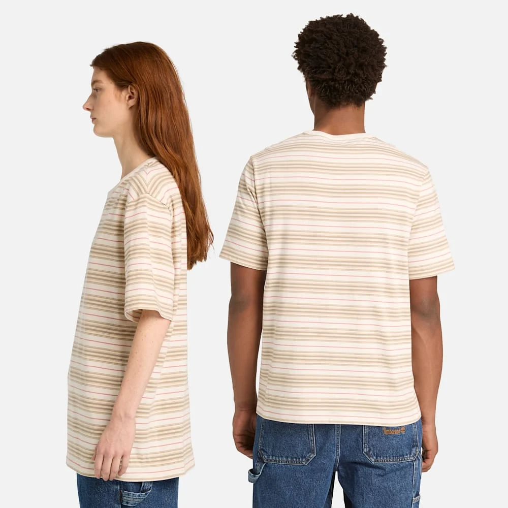 Timberland Босоо судалтай богино ханцуйтай T-shirt (эрэгтэй, эмэгтэй) - Image 2