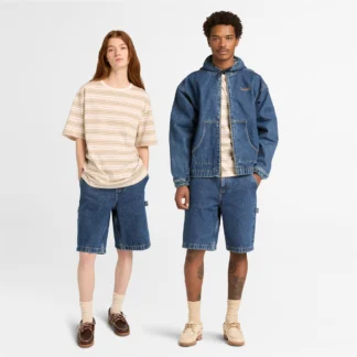 Timberland Босоо судалтай богино ханцуйтай T-shirt (эрэгтэй, эмэгтэй)
