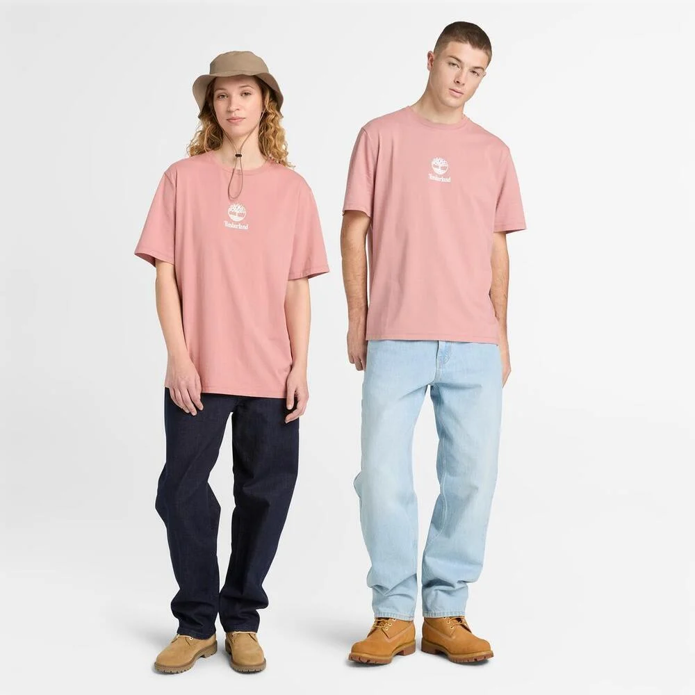 Timberland Логотой богино ханцуйтай зуны цамц - Image 2