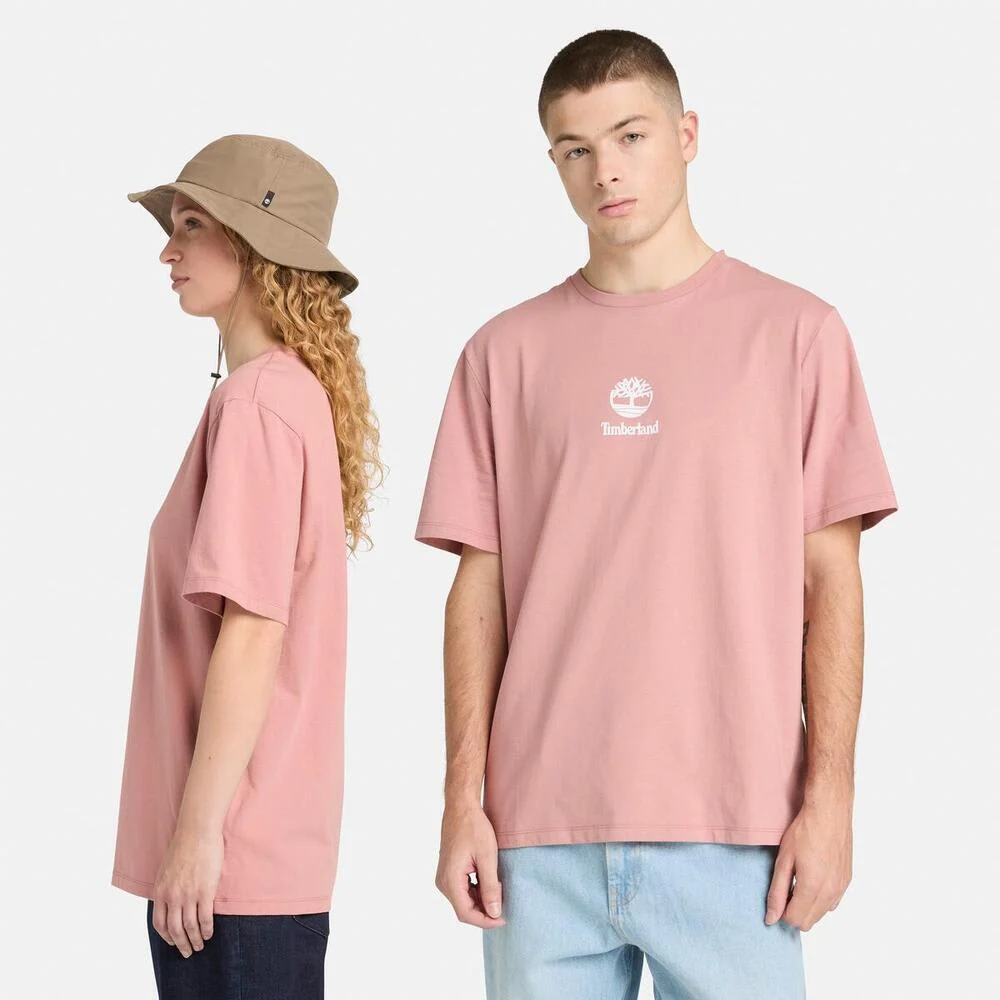Timberland Логотой богино ханцуйтай зуны цамц - Image 3