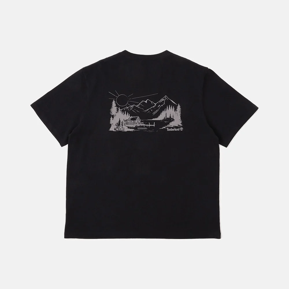 Timberland Лэйк Хаус зурагтай богино ханцуйтай T-shirt (Юнисекс) - Image 2