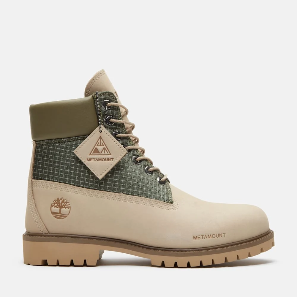 Timberland Тимберлэнд ба МетаМаунт брэндийн 6 инчийн усны хамгаалалттай эрэгтэй арьсан гутал
