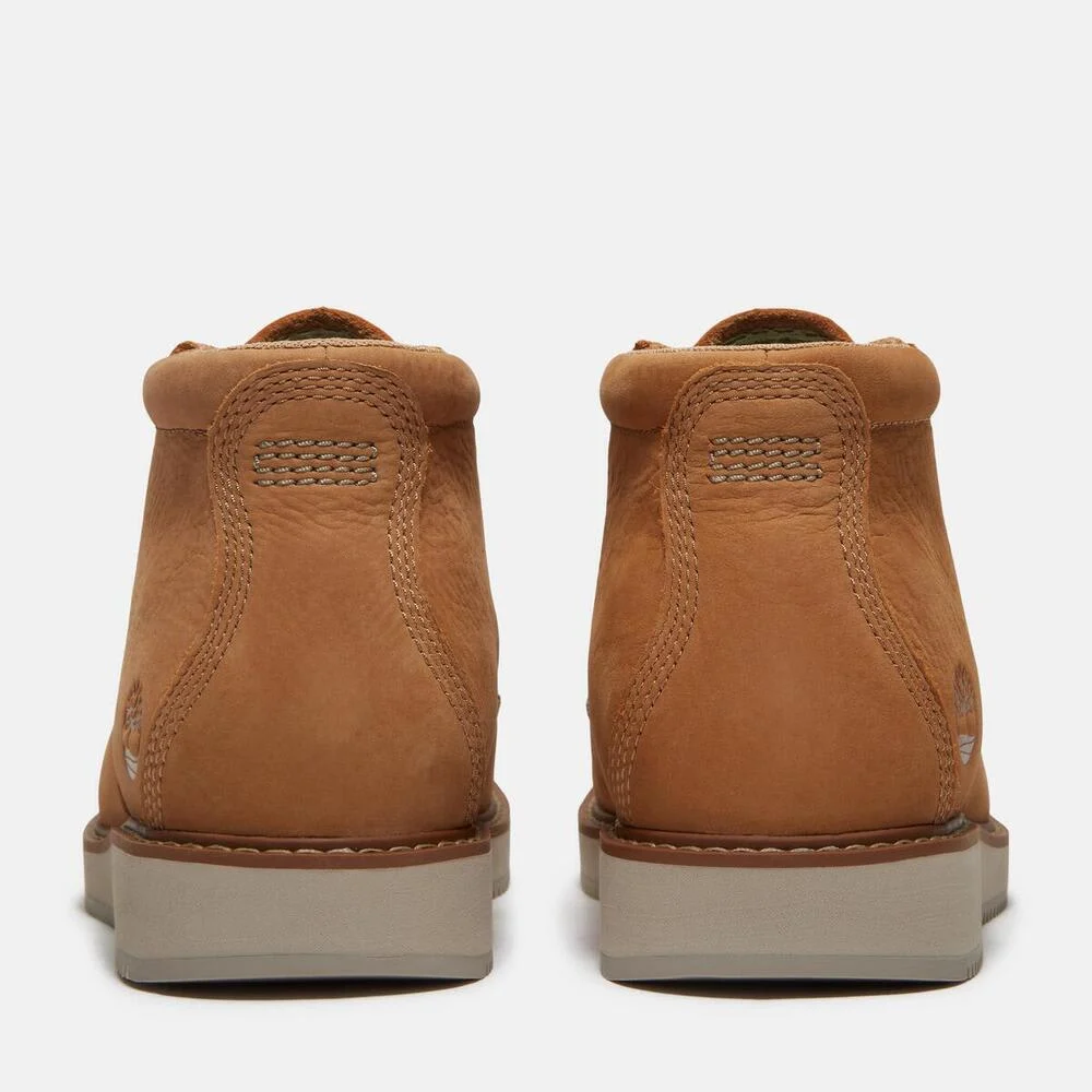 Timberland Улаан модны өнгөтэй арьсан эрэгтэй хагас түрийтэй гутал - Image 4