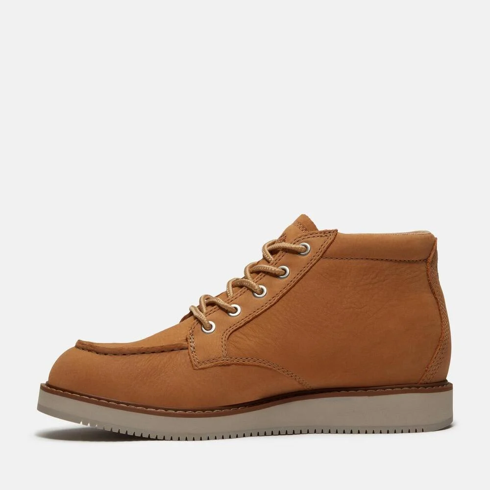 Timberland Улаан модны өнгөтэй арьсан эрэгтэй хагас түрийтэй гутал - Image 5