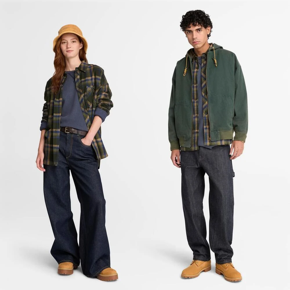 Timberland Унисекс фланнель цамц - Image 2