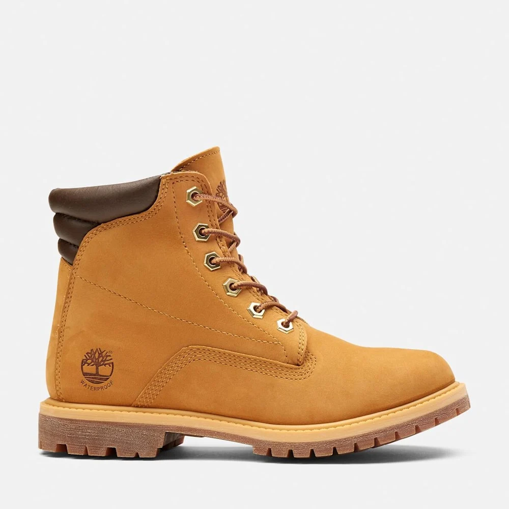 Timberland Усны хамгаалалттай, үдээстэй, 6 инчийн эмэгтэй арьсан гутал