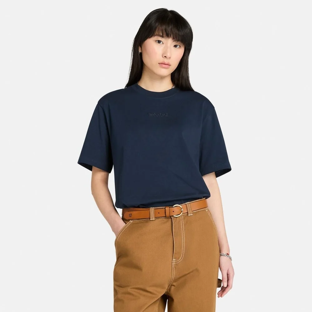 Timberland Хатгамал логотой богино ханцуйтай T-shirt