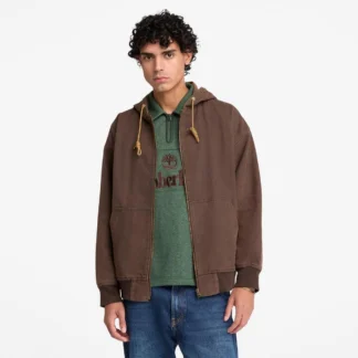 Timberland Хөвөн даавуун цахилгаантай малгайтай цамц