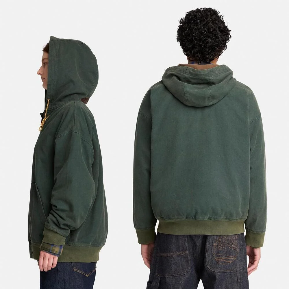 Timberland Хөвөн даавуун цахилгаантай малгайтай цамц - Image 3