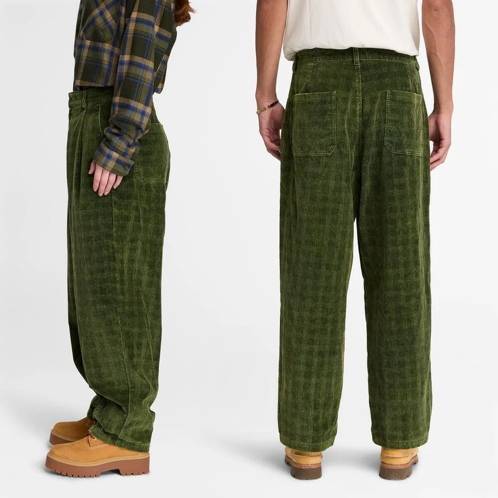Timberland Хөвөн даавуун нарийн судалтай хилэн өмд - Image 3