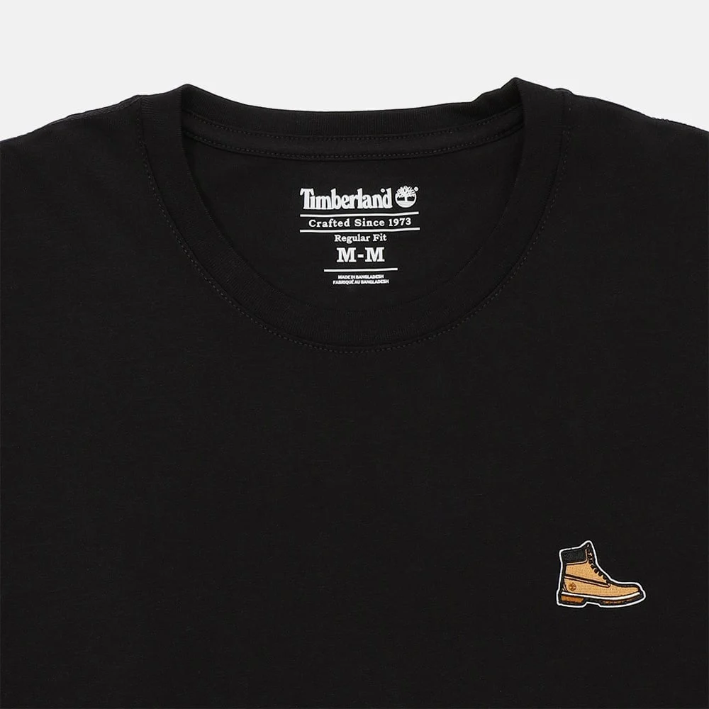 Timberland Шар гуталны зурагтай богино ханцуйтай T-shirt - Image 3