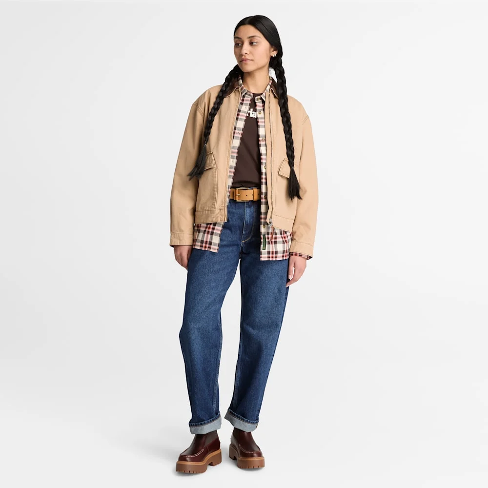 Timberland Эмэгтэй богино ханцуйтай логотой цамц - Image 2