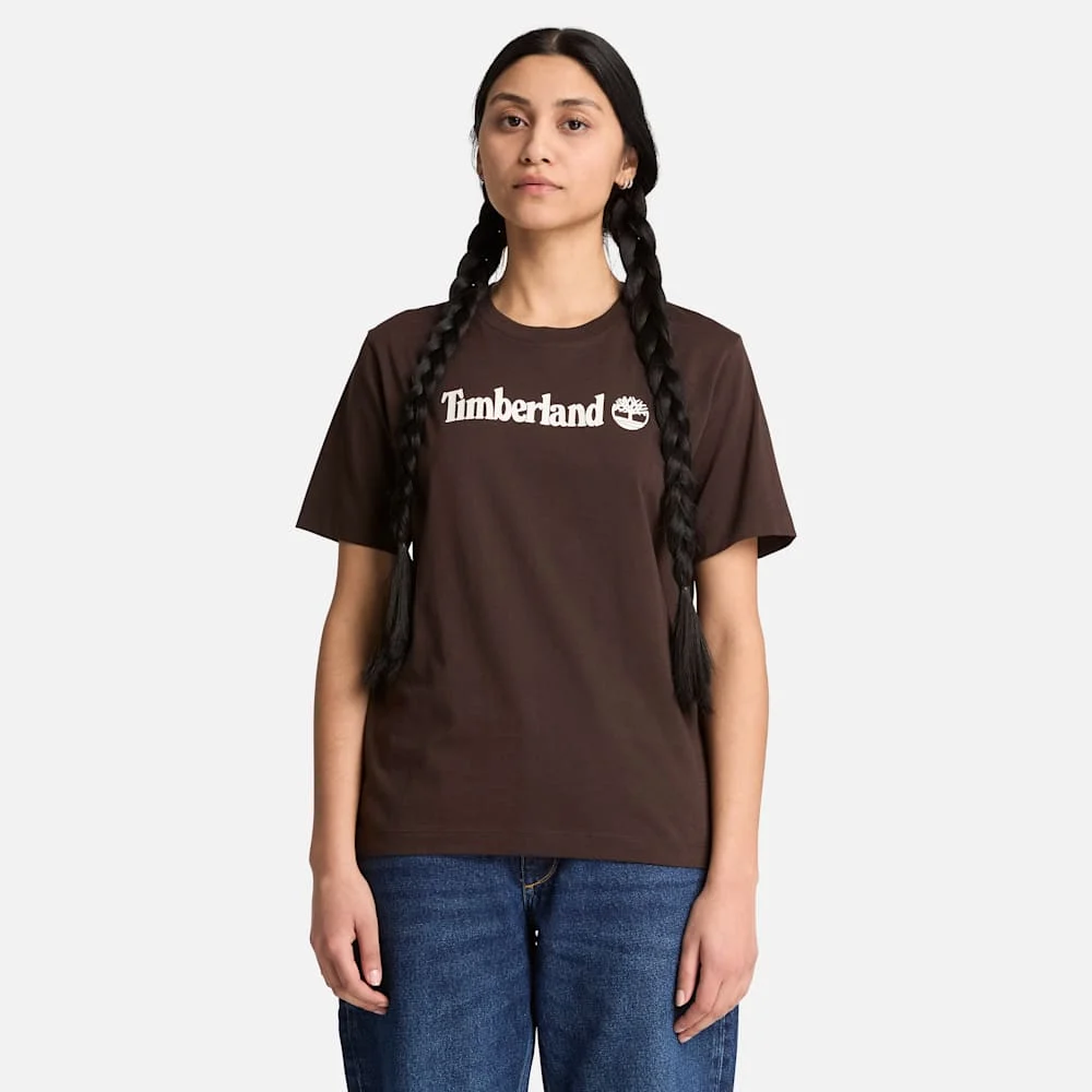 Timberland Эмэгтэй богино ханцуйтай логотой цамц