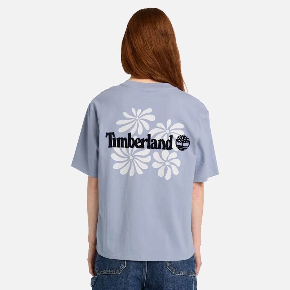 Timberland Эмэгтэй богино ханцуйтай зурагтай футболк - Image 5
