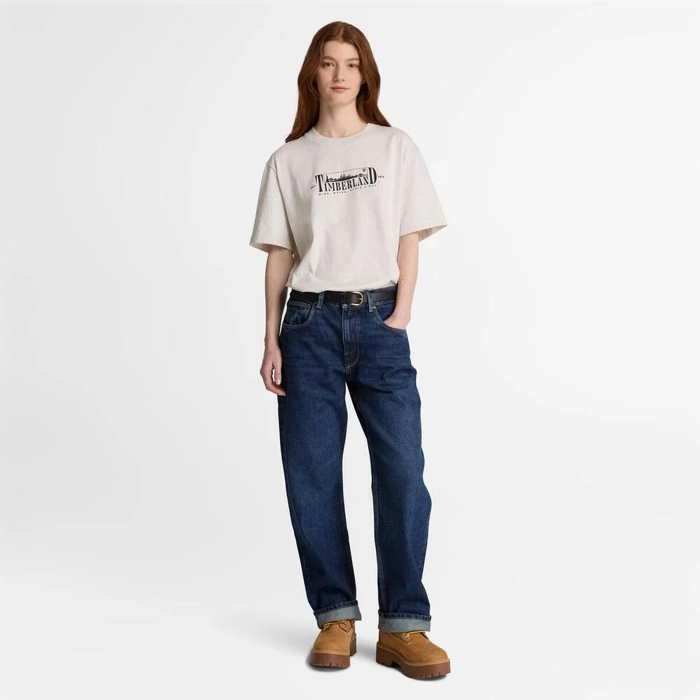 Timberland Эмэгтэй богино ханцуйтай зурагтай футболк - Image 3