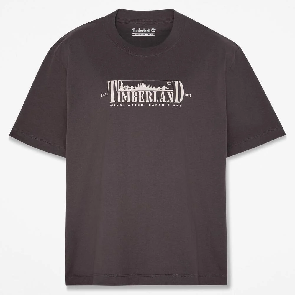 Timberland Эмэгтэй богино ханцуйтай зурагтай цамц