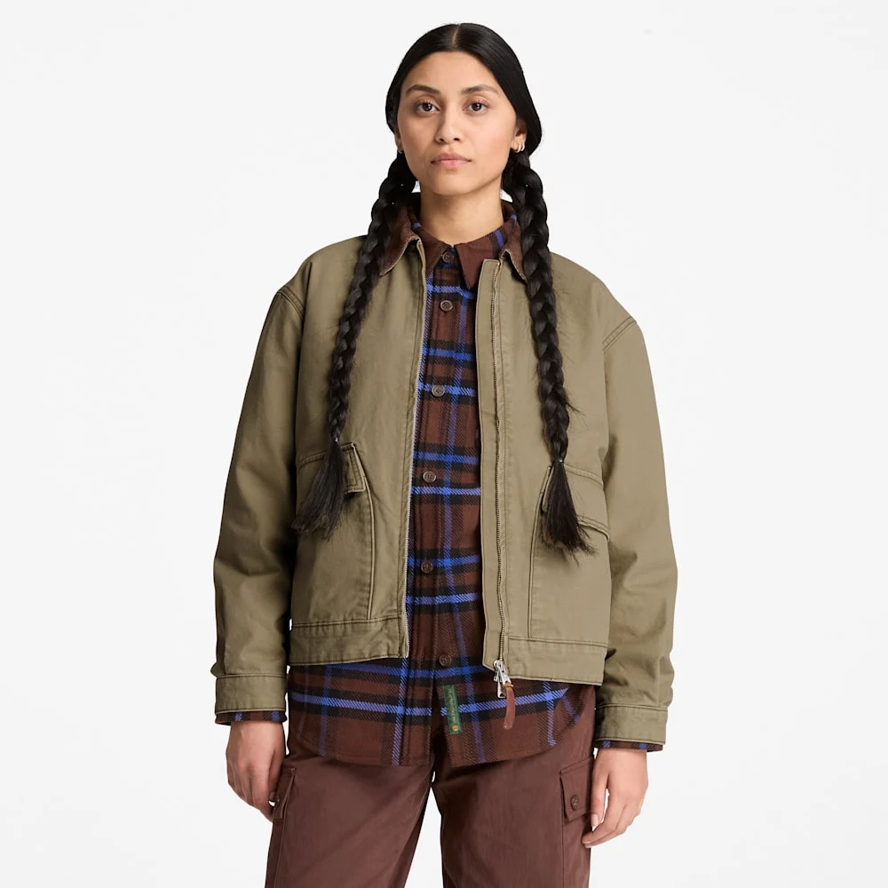 Timberland Эмэгтэй угаасан канвас хүрмэн цамц - Image 2