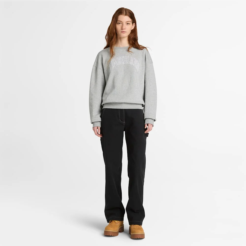 Timberland Эмэгтэй улирлын чанартай логотой дугуй захтай цамц - Image 2