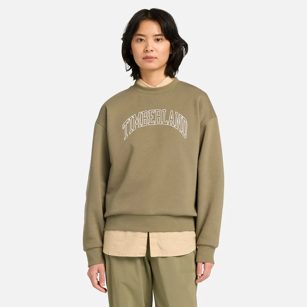 Timberland Эмэгтэй улирлын чанартай логотой дугуй захтай цамц - Image 2