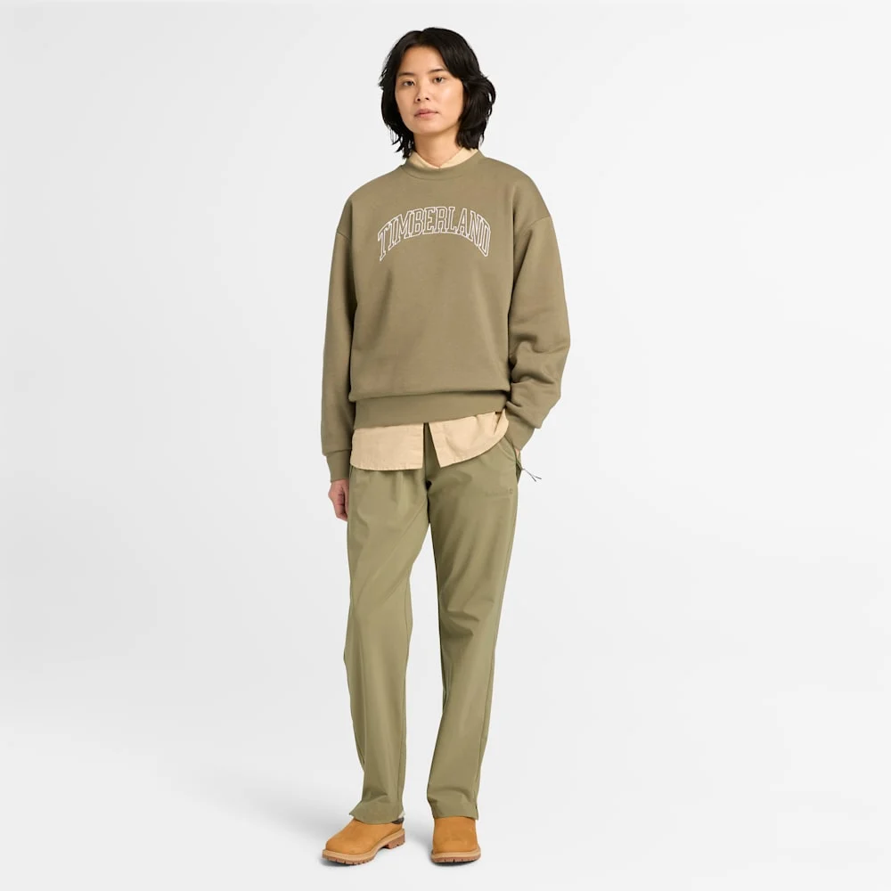 Timberland Эмэгтэй улирлын чанартай логотой дугуй захтай цамц - Image 3