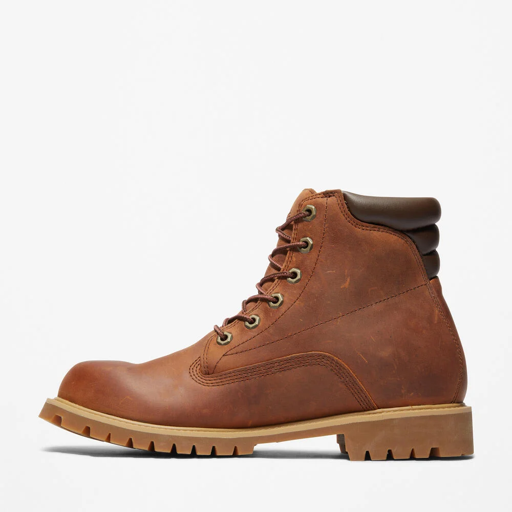 Timberland Эрэгтэй арьсан усны хамгаалалттай богино түрийтэй гутал - Image 4