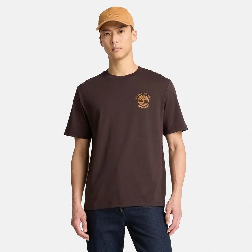Timberland Эрэгтэй богино ханцуйтай, нуруундаа зурагтай футболк - Image 2