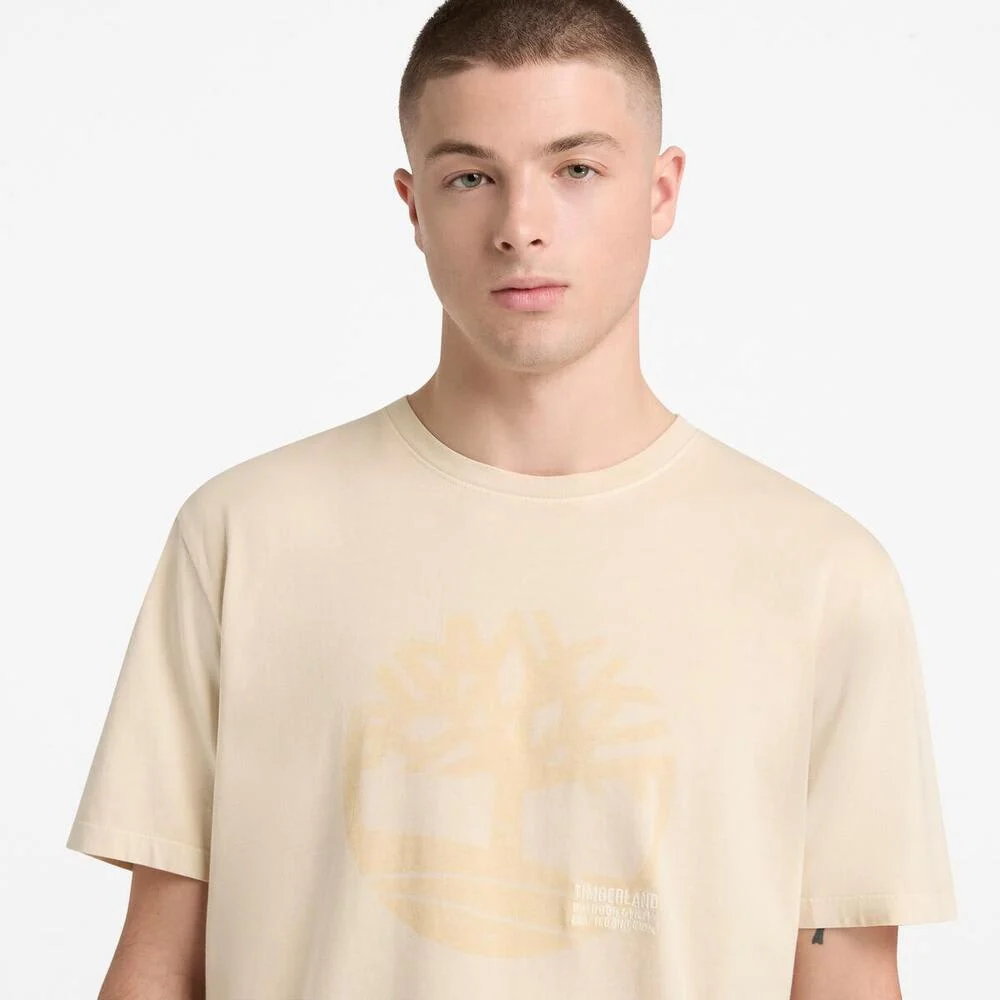 Timberland Эрэгтэй богино ханцуйтай логотой футболк - Image 4