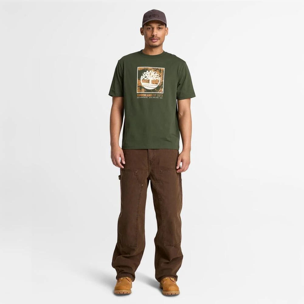 Timberland Эрэгтэй богино ханцуйтай зурагтай футболк - Image 3