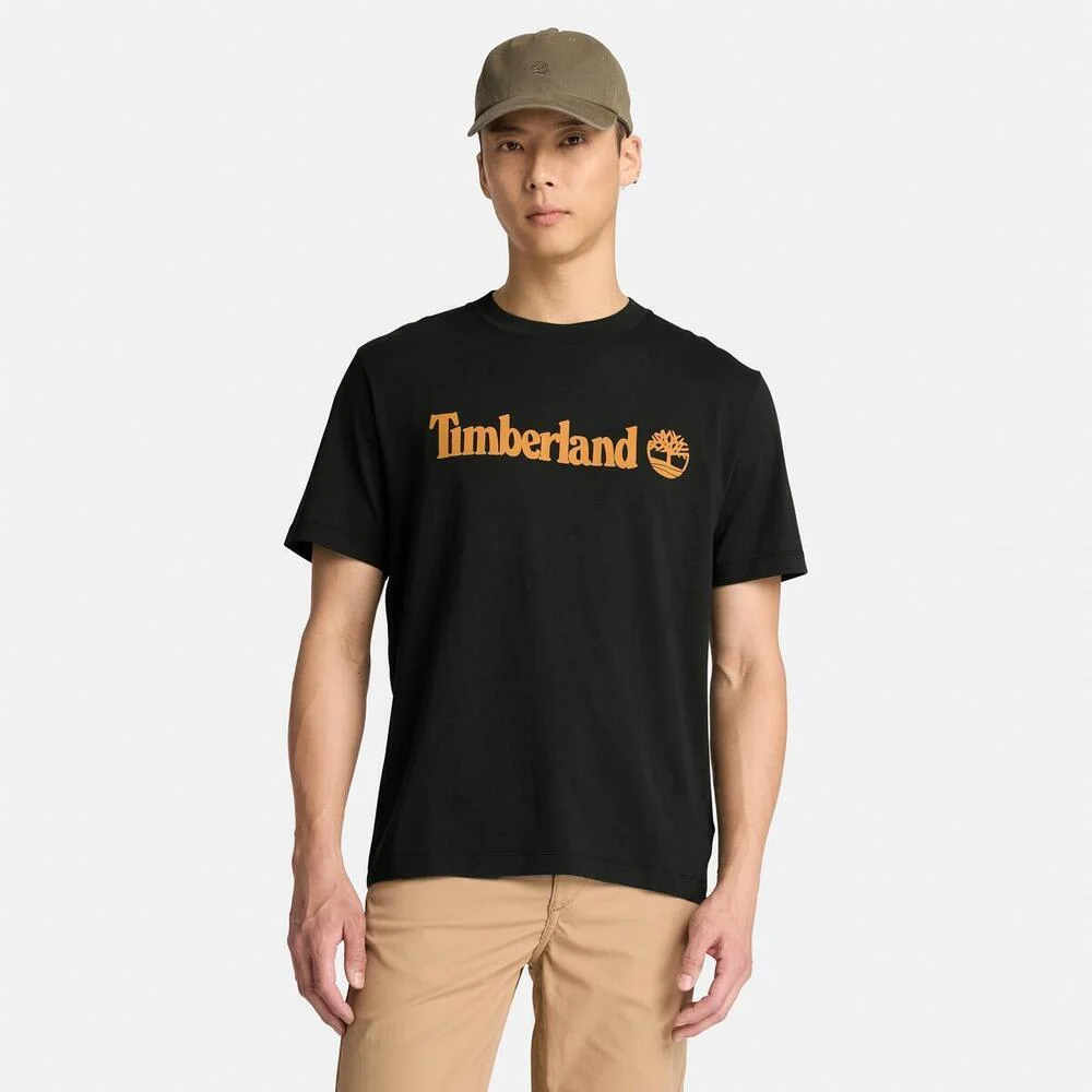 Timberland Эрэгтэй богино ханцуйтай логотой цамц - Image 2