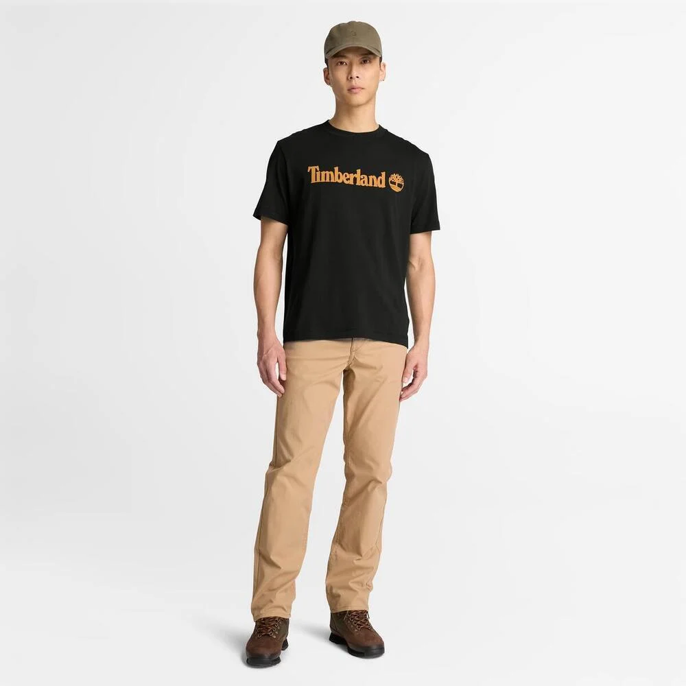 Timberland Эрэгтэй богино ханцуйтай логотой цамц - Image 3